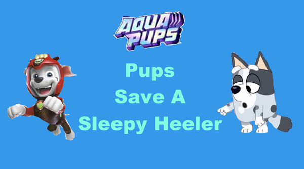 Little popular sleepies aqua puppy/puppies