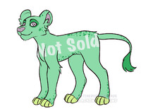Green Speckle Lion Adopt - OPEN