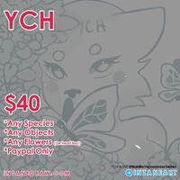 🦋 Spring time YCH Commission open 🌺