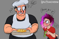 PIZZA TOWER] Rissole Character Sheet by SeliDevilfeather -- Fur