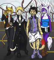 at the park with my family and friends