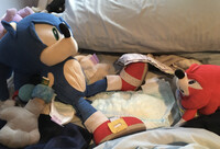 Knuckles changing Sonic (Reupload)