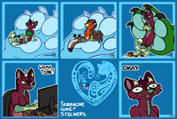 TourmalineComet Stickers
