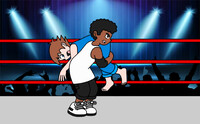 Bradley vs Hillbilly Tim - Wrestling Takedown