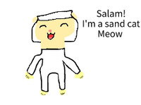 I drew a Sand Cat