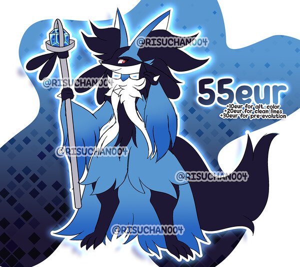 Zekrom lucario Pokefusion! by Chakisuu -- Fur Affinity [dot] net