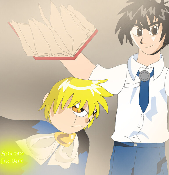 Zatch Bell, Artwork made for End daark on Twitter! by