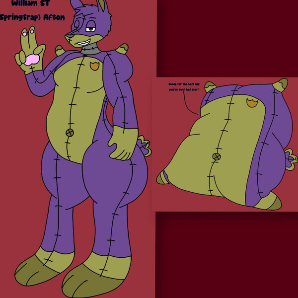 FNAF 3 Springtrap by Blushing_Cactus -- Fur Affinity [dot] net