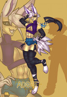 ADOPTABLE Femboy Jolteon X Sylveon