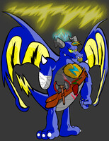 Electric dragon warrior