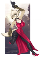 Fox in the Red Dress