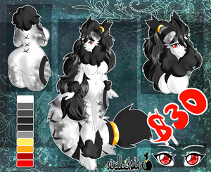 Pretty Zora Female Adopt $30 CLOSED by sandkitcat -- Fur Affinity