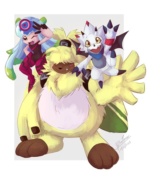 Digimon: Ghost Game by noirenotorious -- Fur Affinity [dot] net