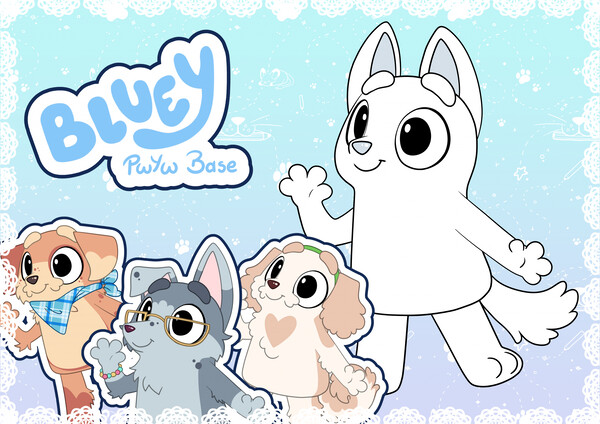 Free/PWYW Bluey Base by CutePencilCase -- Fur Affinity [dot] net