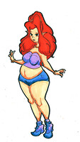 Agnia is a plump elf