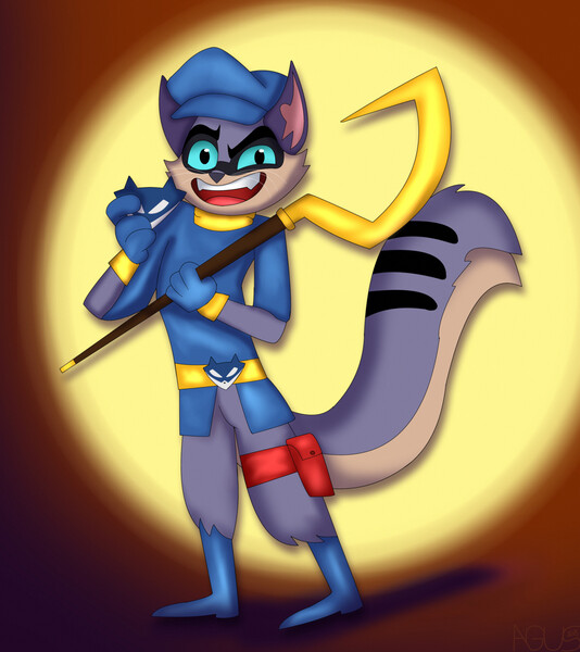 Smooth Racoon - Sly Cooper/Carmelita Fox TF TG 5/6 by tf-plaza