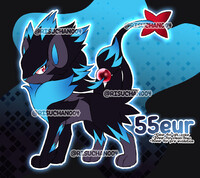 ☄️ CLOSED - Luxray x Zoroark FUSION ADOPT