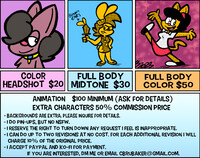 2023 COMMISSION SHEET