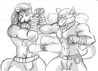 Sketch commissions warhorse 1/4