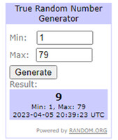 Raffle winner