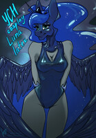 Wearing the Summer Moon [YCH announcement]