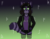 Floofy the Raccoon (clothed)