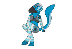 Dio pose protogen by DR4G0NW4RR10R -- Fur Affinity [dot] net