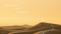 Bird from red dunes #1