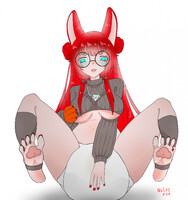 Red diaper rabbit