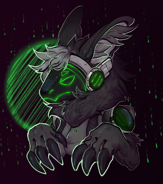 Protogen Head by DarhkArtz -- Fur Affinity [dot] net