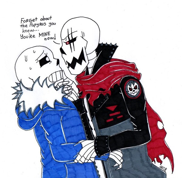 Underfell Sans and Papyrus! - Underfell - Magnet