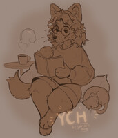 Coffee and books YCH [closed]