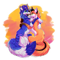 Fluffy hugs