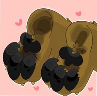Cocoa's Bare Paws by TGTM105 on DeviantArt