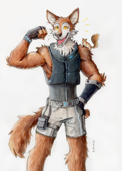 Wendell Fortnite by Akatan -- Fur Affinity [dot] net