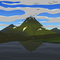 Fast art: In the cold mountains