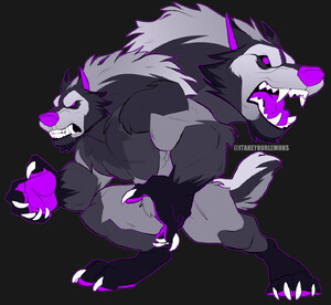 HQ DETAILED HALLOWEEN PROTOGEN ADOPT + 4 TELEGRAM STICKERS by AnalShop --  Fur Affinity [dot] net