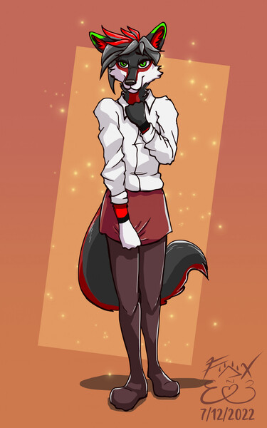 Femboy Clothing For Chaos Canine by SilentisGold -- Fur Affinity