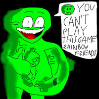 Angry green rainbow friends artwork by Mimmaxivore -- Fur Affinity [dot] net