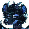 Pixel Icon(100x100): Azazel