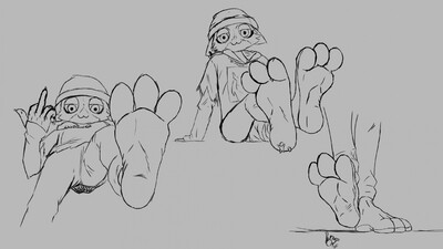 Silver's Hyper Sized Feet' By TheReal_Tails-Chan by cornchip21 -- Fur  Affinity [dot] net