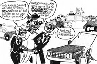 Luke Arresting a Pair of D.H.O.R.K.'s