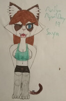 Anthro April Day 19: Saya