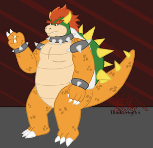 Bowser (Super Mario Bros Movie) by DGF_Art -- Fur Affinity [dot] net