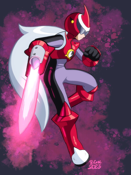 AI Art LoRA Model: ProtoMan/Blues ( MegaMan Battle network) | PixAI