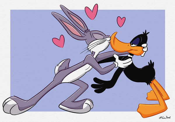 Bugs and daffy by Lue Fur Affinity dot net