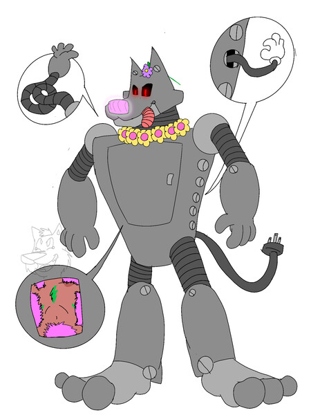 fnaf 1 oc- Crooknuke animatronic by crooknuke -- Fur Affinity [dot] net