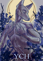 CLOSED YCH “Blue Garden”