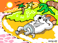 Lay ''A Toddler in Paradise'' [Paint 3D Art]