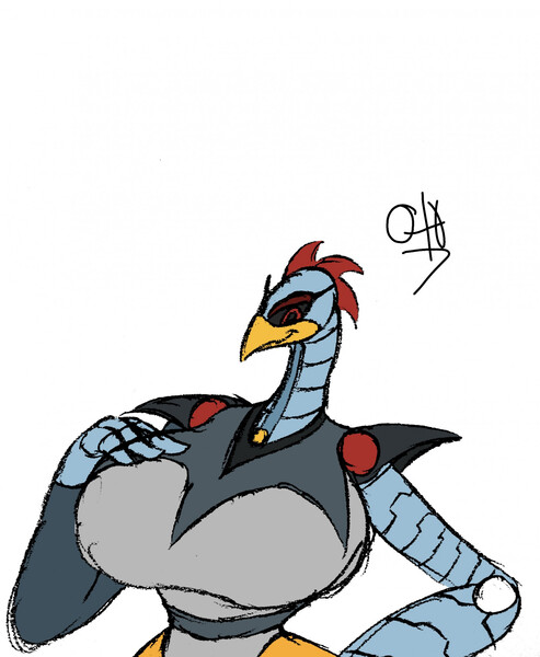 Scratch the Robot Rooster by TheArmadilloFan -- Fur Affinity [dot] net